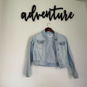Light wash jean jacket